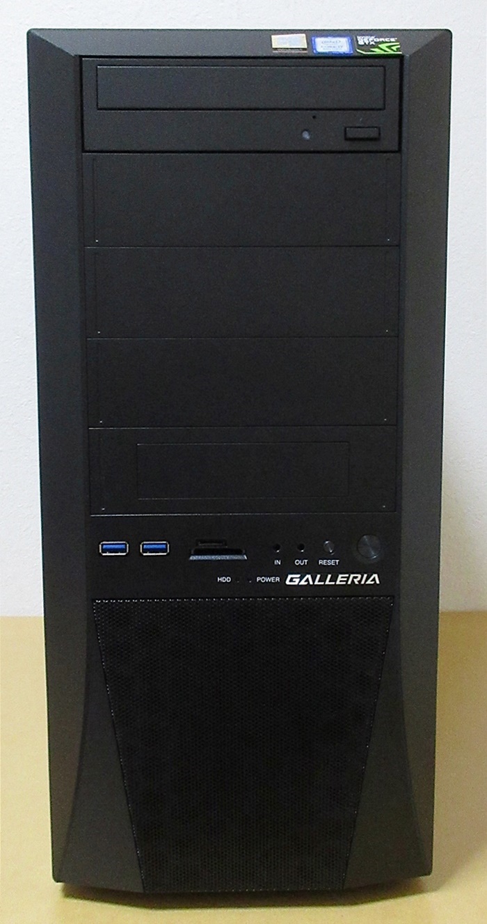 ガレリア XTをレビュー ドスパラで大人気！Core i7-8700とGTX 1060を 