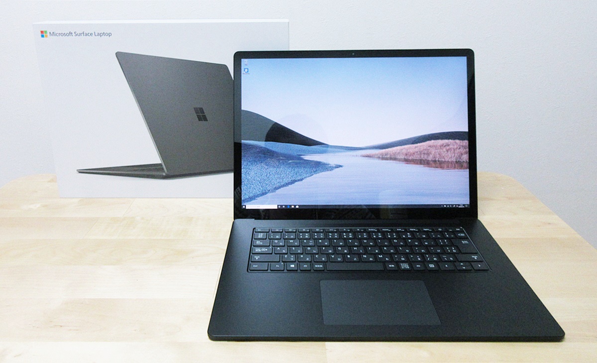 Microsoft Surface Laptop 3(15インチ)をレビュー 約1.5kgの軽量ボディ 